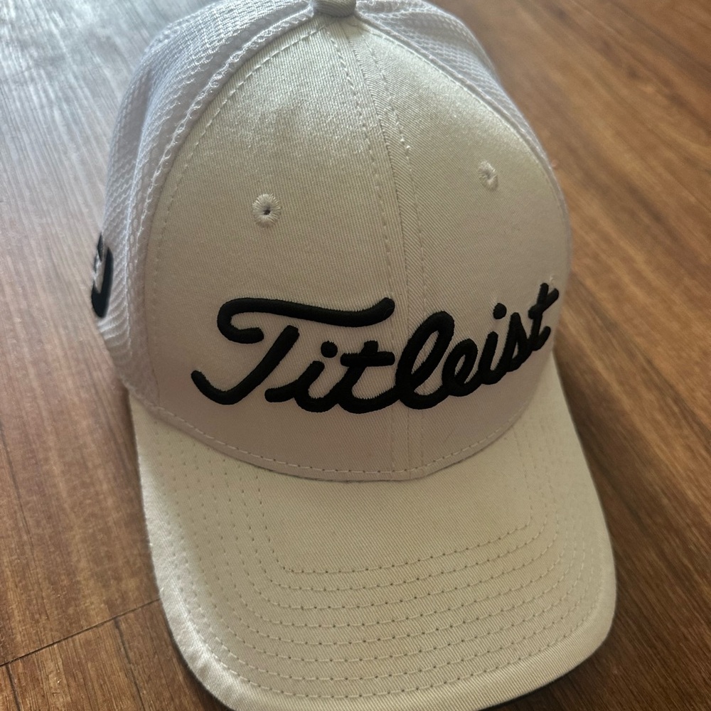 Titleist White and Black Golf Hat